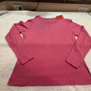 Mossimo Supply Co. Berry Long Sleeve Top